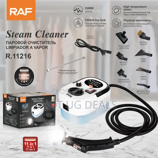 RAF R.11216 11-in-1 Steam Cleaner | 1500W - 1