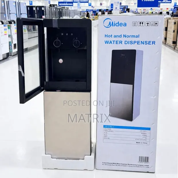 Midea Water Dispenser - Top Loading with Fridge Cabinet - 1