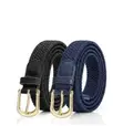 Elastic Waist Belts - 2 Piece Set - 2