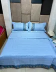Yaun Bed Spreads with Lace Design - 1