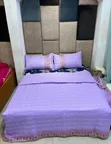 Yaun Bed Spreads with Lace Design - 2