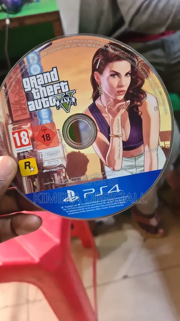 Grand Theft Auto V (GTA 5) Premium Edition PS4 Game CD - 1
