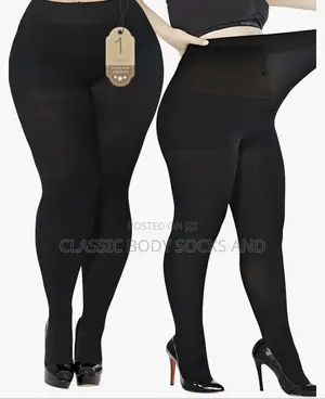 Premium Plus Size Women's Opaque Body Socks - UK Brand