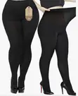 Premium Plus Size Women's Opaque Body Socks - UK Brand - 1