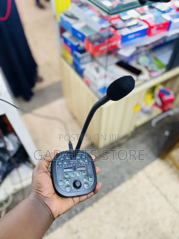 MK-100 Desktop Microphone Voice Changer & Sound Card - 1