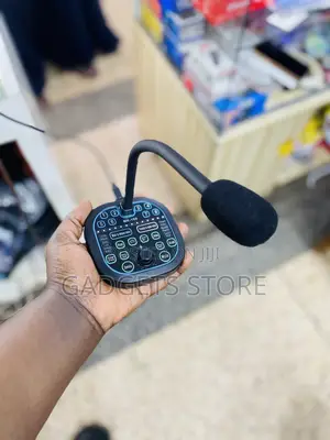MK-100 Desktop Microphone Voice Changer & Sound Card