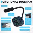 MK-100 Desktop Microphone Voice Changer & Sound Card - 4