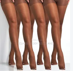 Luxurious Dark Brown Transparent Body Socks - Elegant, Feminine