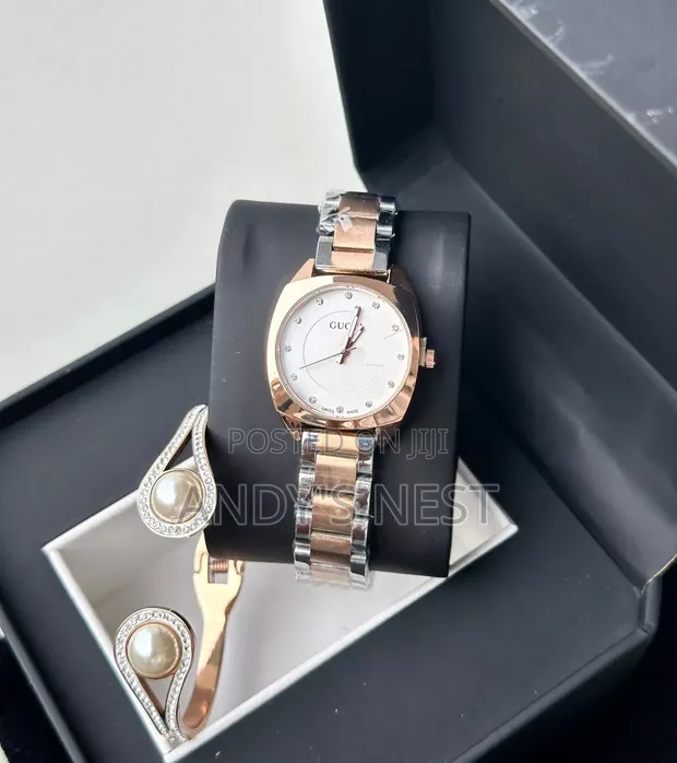 Fancy Ladies Watch with Bangle - Brand New - 1