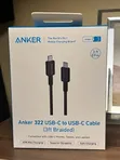 Anker 322 USB-C to USB-C 60W Braided Cable 3ft - 2