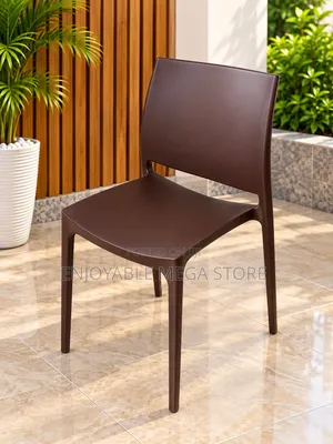 Coffee Brown Plastic Chairs (Brand New)