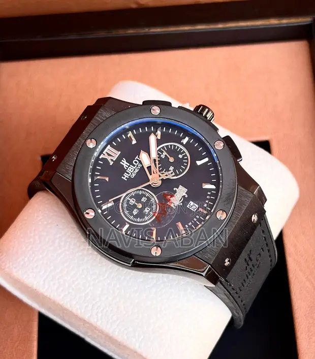 Hublot Chronograph Leather Watch - 1