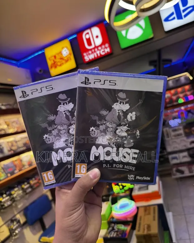 Mouse P.I. for Hire Game CD for PS5 - 1