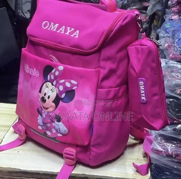 Omaya Kids' 3D Character School Backpack Set with Pouch - 1
