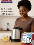 Saachi Original 1.8L Stainless Steel Electric Kettle 7767 - Silver - 2