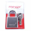 Mindy 70mm Heavy-Duty Brass Steel Top Security Padlock with Keys - 2