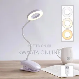 DPLIGHT DP-281 LED Ring Desk Lamp - Rechargeable Clip-on