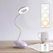 DPLIGHT DP-281 LED Ring Desk Lamp - Rechargeable Clip-on - 1