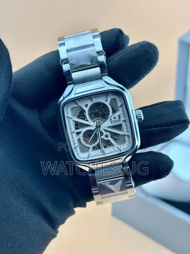 Rado Automatic Watch - Silver with White Dial - 1