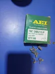 Plastic Cable Clips with Steel Nails - 1