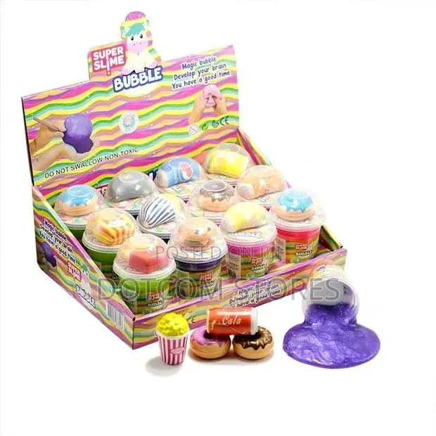 12pcs Set Super Slime Bubble Toy - 1