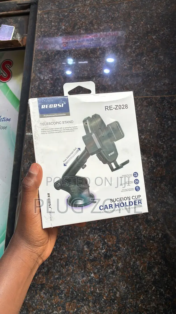 Telescopic Suction Cup Car Phone Holder - 1