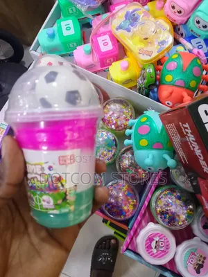 Multi-Layered Football Slime Cup Toy