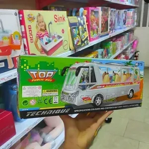 Discovery Toys Public Bus Battery-Operated Toy with Lights & Music