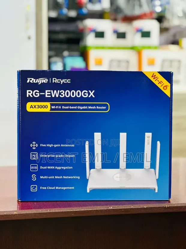Ruijie Reyee RG-EW3000GX PRO AX3000 Wi-Fi 6 Mesh Router - 1