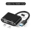 USB to HDMI VGA Adapter, 1080P Dual Display with Audio - 2