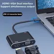 USB to HDMI VGA Adapter, 1080P Dual Display with Audio - 3