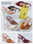 Menbur Perforated Sling Back Netted Shoe - 1