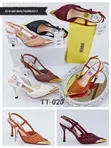 Menbur Perforated Sling Back Netted Shoe - 2