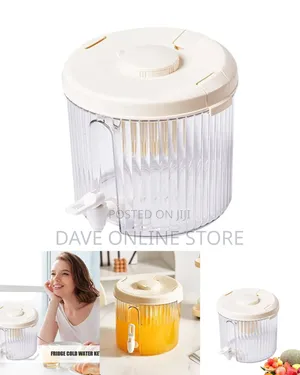 4L Large Capacity Plastic Beverage Dispenser with Tap