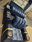 Simple 5-Seater Sofa Set with Cup Holders - 4
