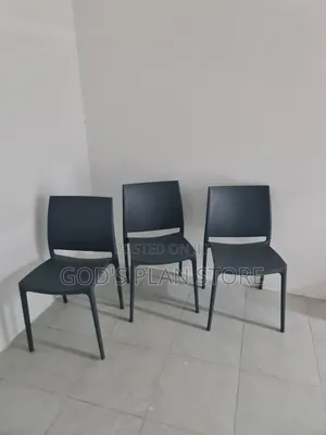 Stackable Plastic Patio Dining Chairs - Brand New