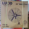 Lucid FW-55 20" Industrial Wall Fan - 1