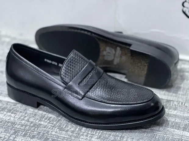 Alfani Genuine Leather Penny Loafers - 1