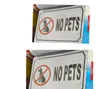 No Pets Sign Sticker - 1