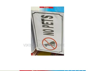 No Pets Sign Sticker