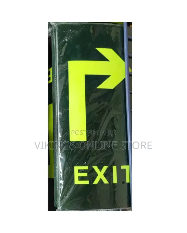 5 Pieces Exit Direction Sign Sticker - 1