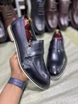 Baldinini Genuine Leather Loafer Shoes - 1