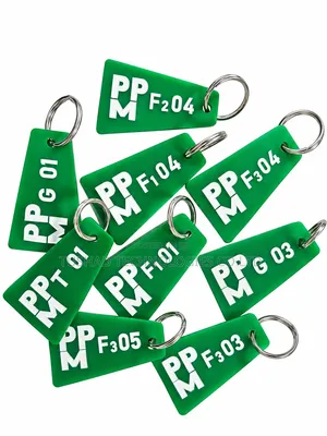Custom Engraved Plastic Key Holders