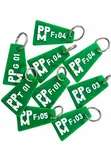 Custom Engraved Plastic Key Holders - 1