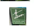 5 Pieces A4 Size 'Please Use Handrail' Stair Sign Sticker - 2