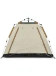 Beige 4-Person Camping Tent - 2