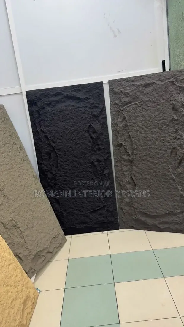 PU Stone Panels for TV Area Design - 1