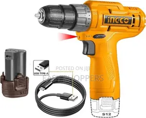 INGCO 12V Cordless Drill with 1 Battery