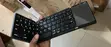 Foldable Bluetooth Wireless Keyboard with Touchpad - 2