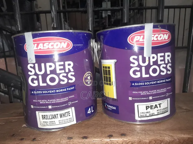 Kansai Plascon Oil-Based Metal Paint - Black (4L) - 1